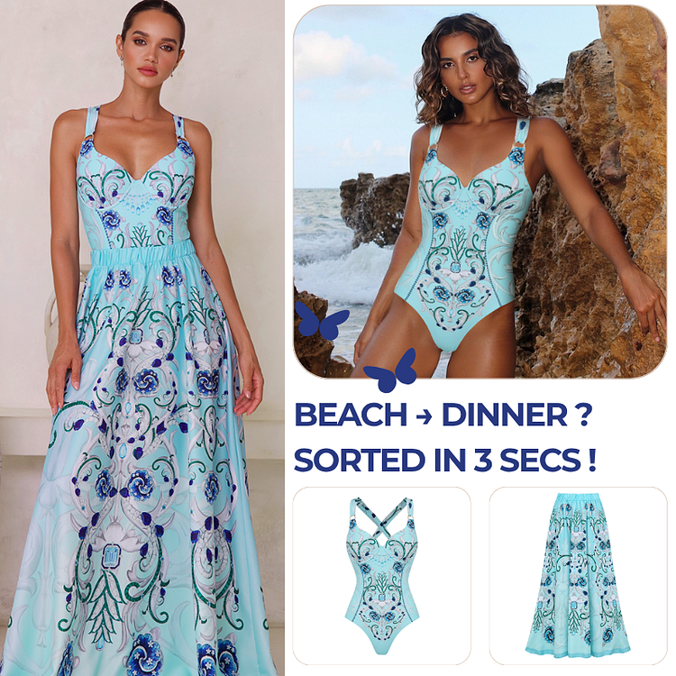 ワンピース TELOPLAN Ying Dress / Blue セール】Ying Dress