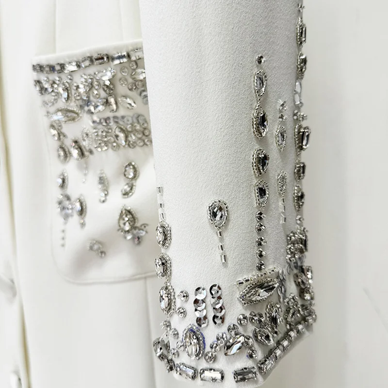 Nigikala Nigikala New Fashion Heavy Industry Nails Studded Suit Dress Dress Dress Fishtail Dress