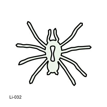 Sdrawing Glowing Tattoo Stickers Children's Glowing Toy Spider Pumpkin ghost Face Simulation Cartoon Luminous Tattoo Stickers