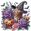 Diamond Painting - Partial Special Shaped Drill - Halloween Pumpkin(Canvas|30*30cm)