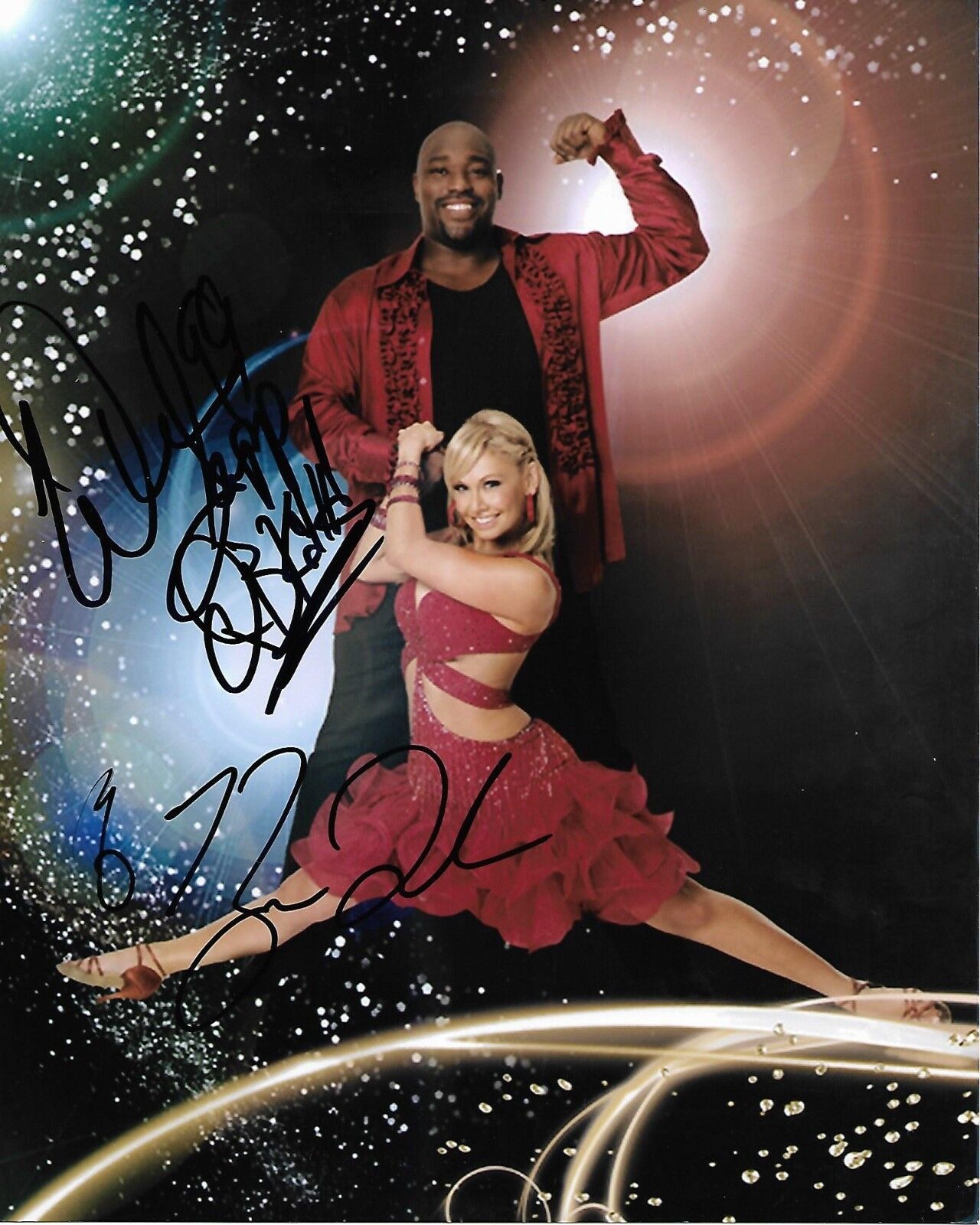 DANCING WITH THE STARS AUTOGRAPHED Photo Poster painting SIGNED 8X10 #4 WARREN SAPP KYM JOHNSON