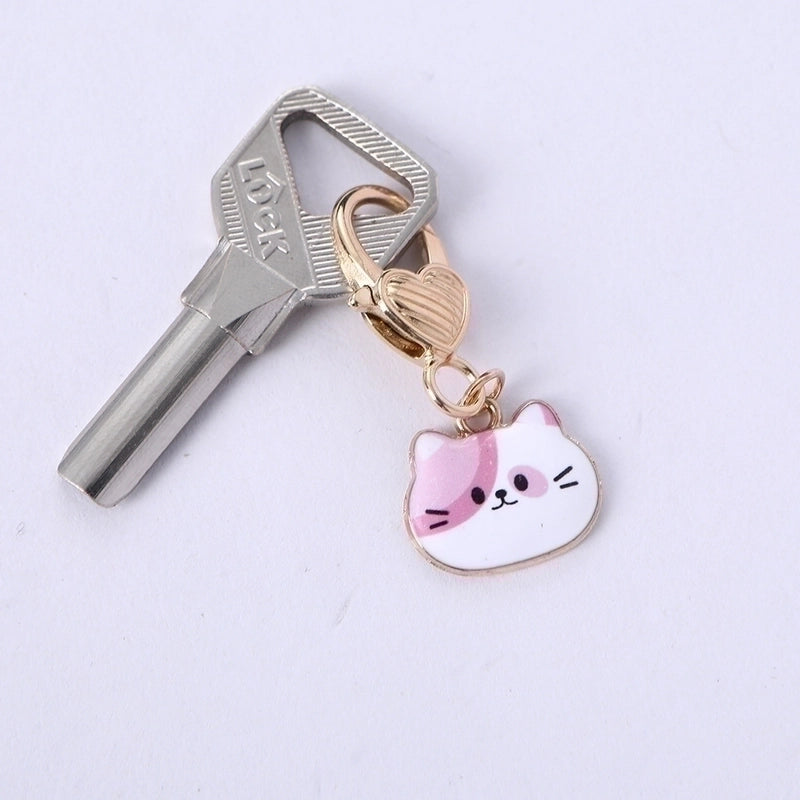Minimalist Cat Zinc Alloy Women’s Keychain