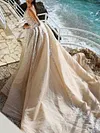 Beaded Embroidered Long Sleeves Maxi Dress