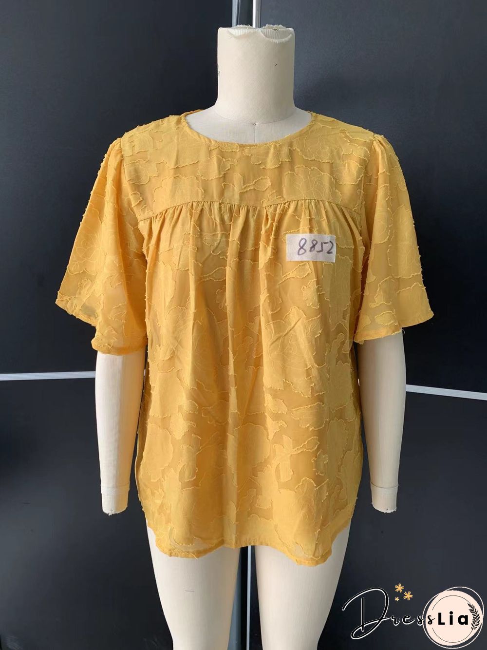 Casual Loose Round Neck Blouse Top