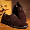 Gioiacombo&trade; Scarpe stringate in pelle da uomo in stile british