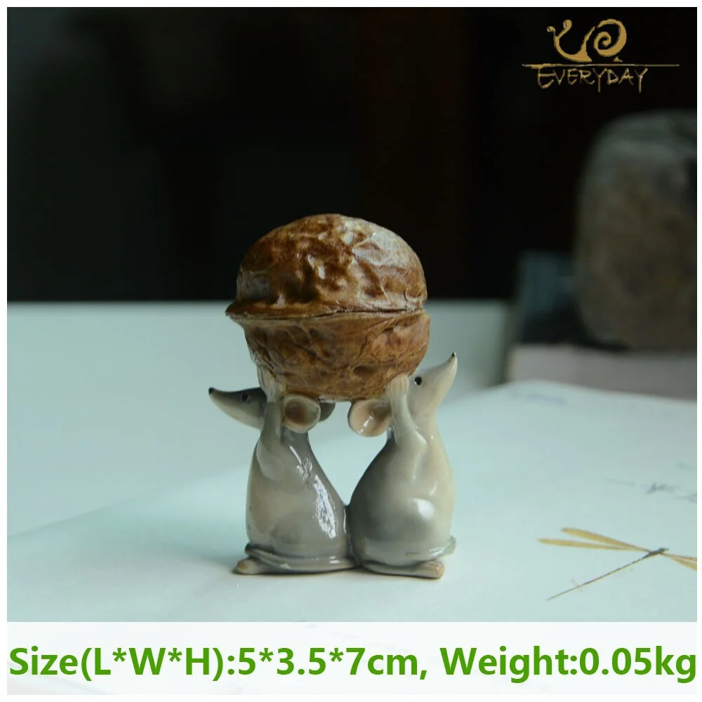 Everyday Collection Resin mouse mice rat cartoon figure fairy garden miniatures Terrarium decoration & Tabletop decoration