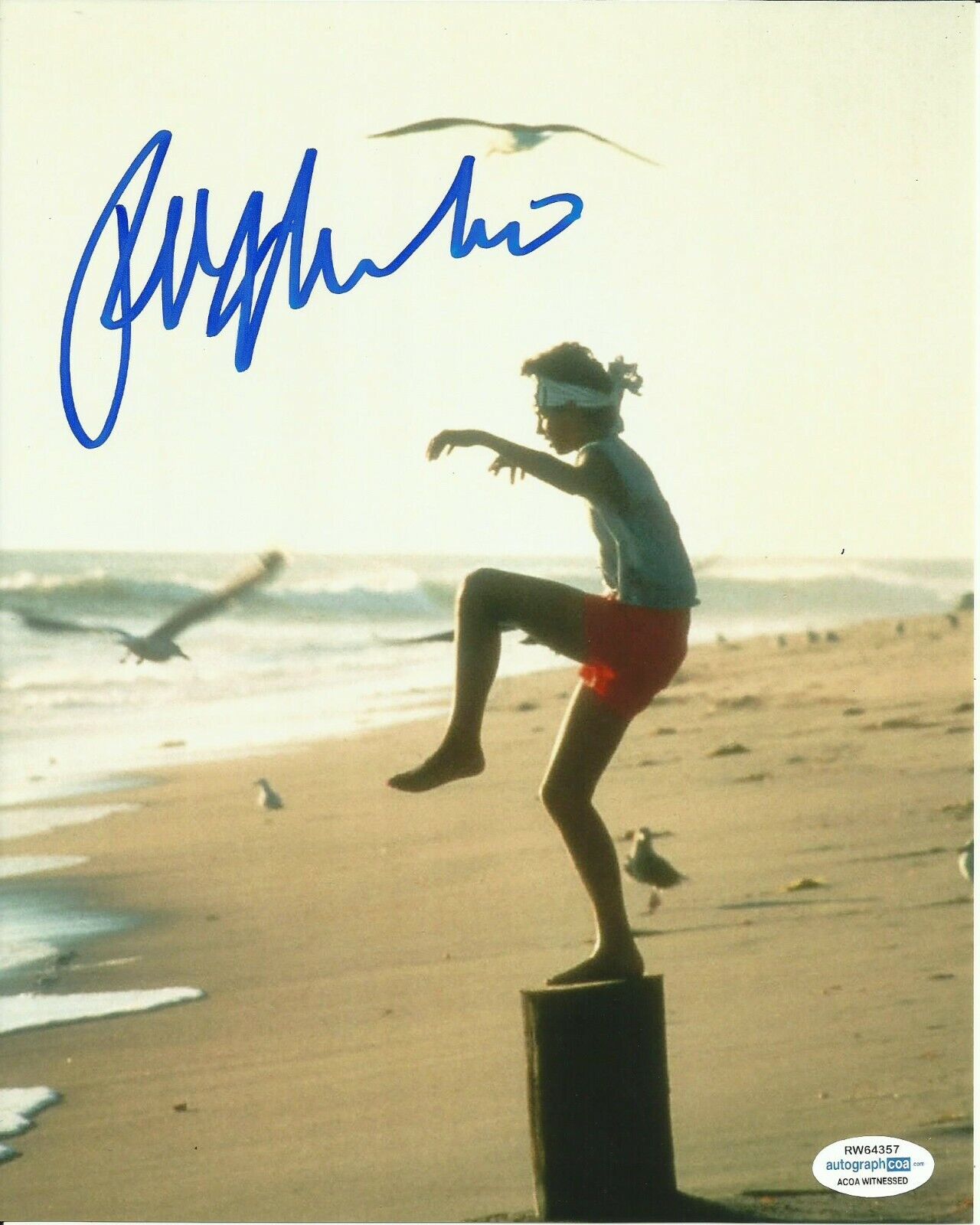 RALPH MACCHIO SIGNED THE KARATE KID Photo Poster painting UACC REG 242 (7) ALSO ACOA CERTIFIED