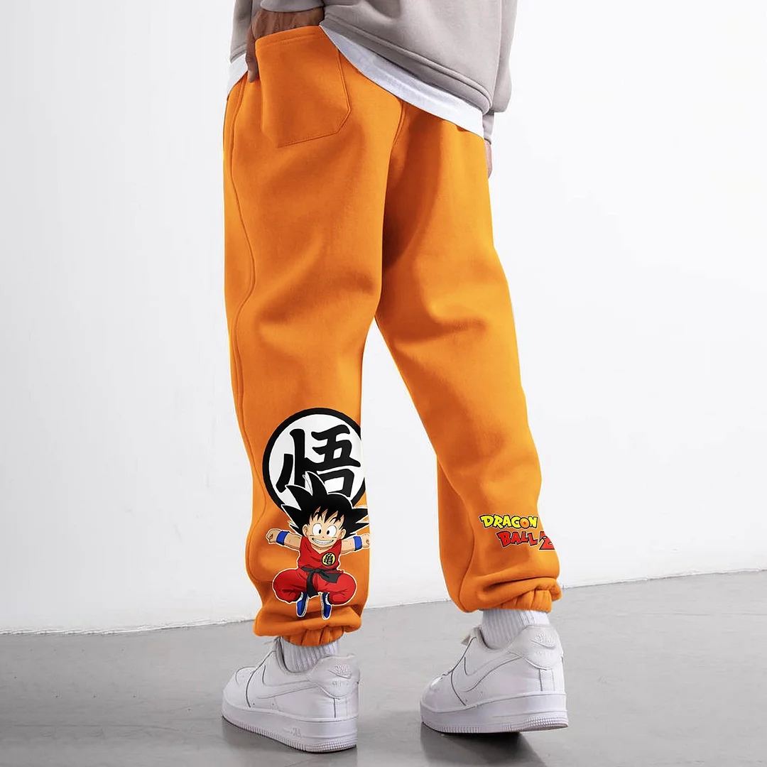 "Dragon Ball" Print TrackPants Casual Sweatpants、、URBENIE
