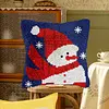 Snowman-DIY Latch Hook Rug Pillowcase Kits 43*43cm tapestrymarket