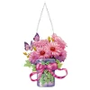 Diamond Painting Acrylic Vase Hanging Pendant