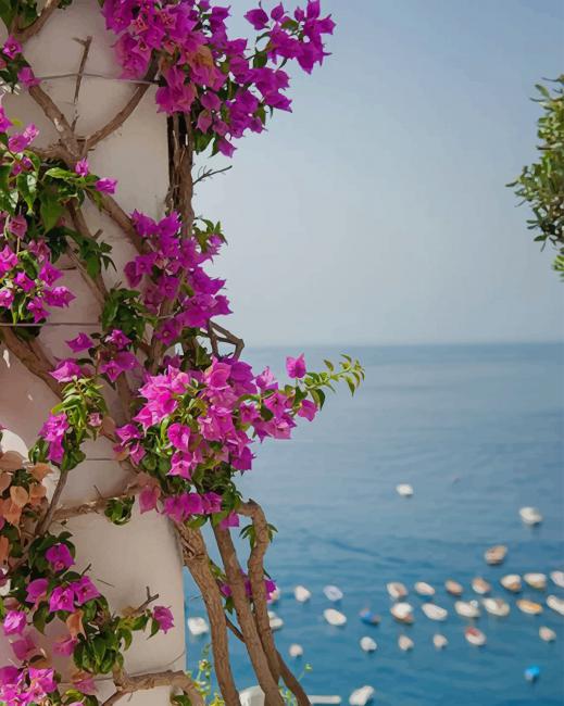 

Amalfi Coast Italy – Paint By Numbers - 40*50CM, 501 Original