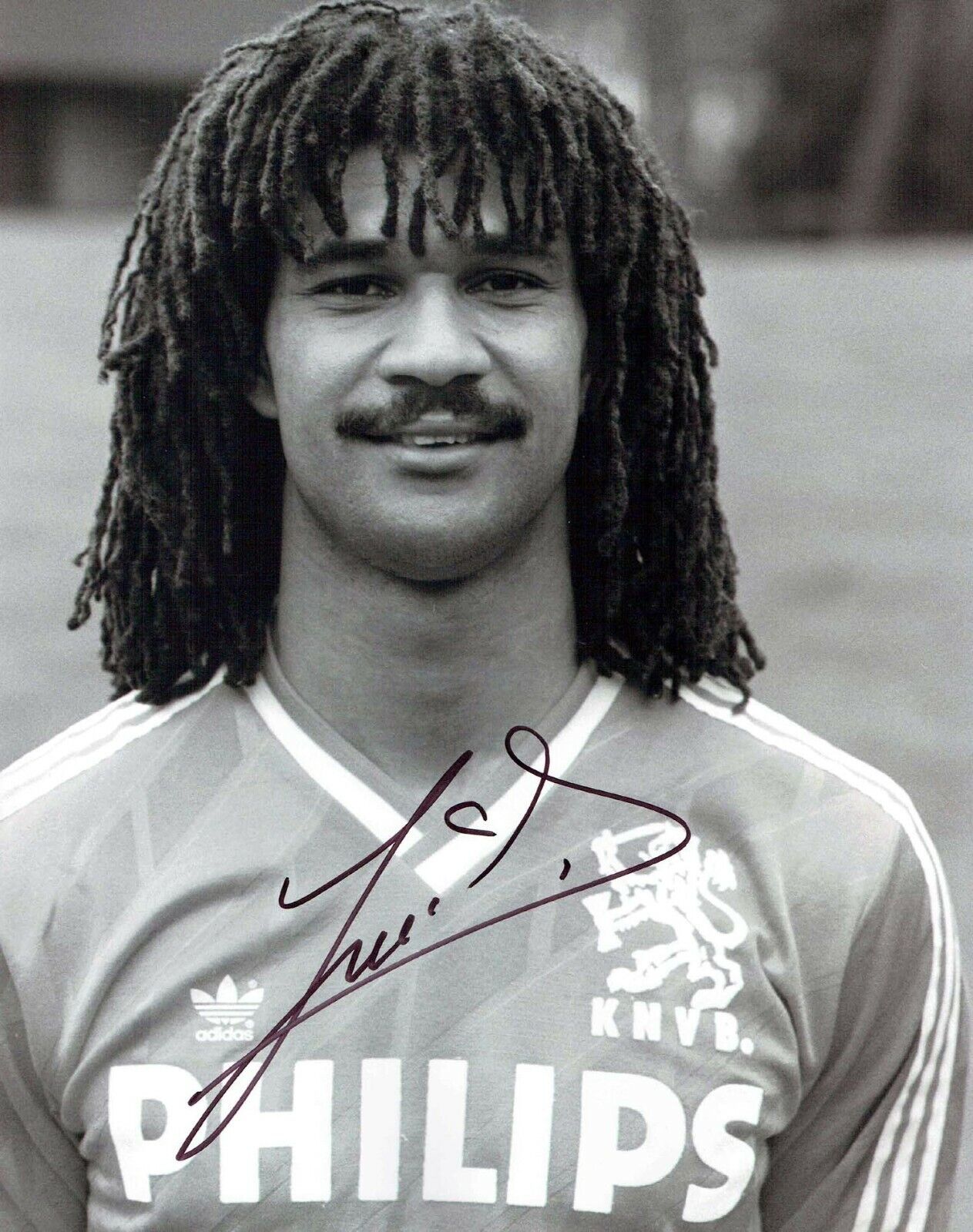 Ruud GULLIT Signed Autograph 14x11 Photo Poster painting 1 AFTAL COA Dutch Football Netherlands