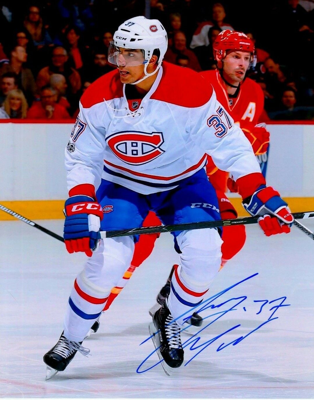 ANDREAS MARTINSEN autographed SIGNED MONTREAL CANADIENS 8X10 Photo Poster painting