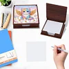 (US Local)Wooden 5D Diamond Painting Kit Note Box DIY Diamond Art Notepad Box (Cat Angel)