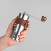 Portable Hand-Cranked Coffee Machine 304 Stainless Steel Bean Grinder Manual Grinder