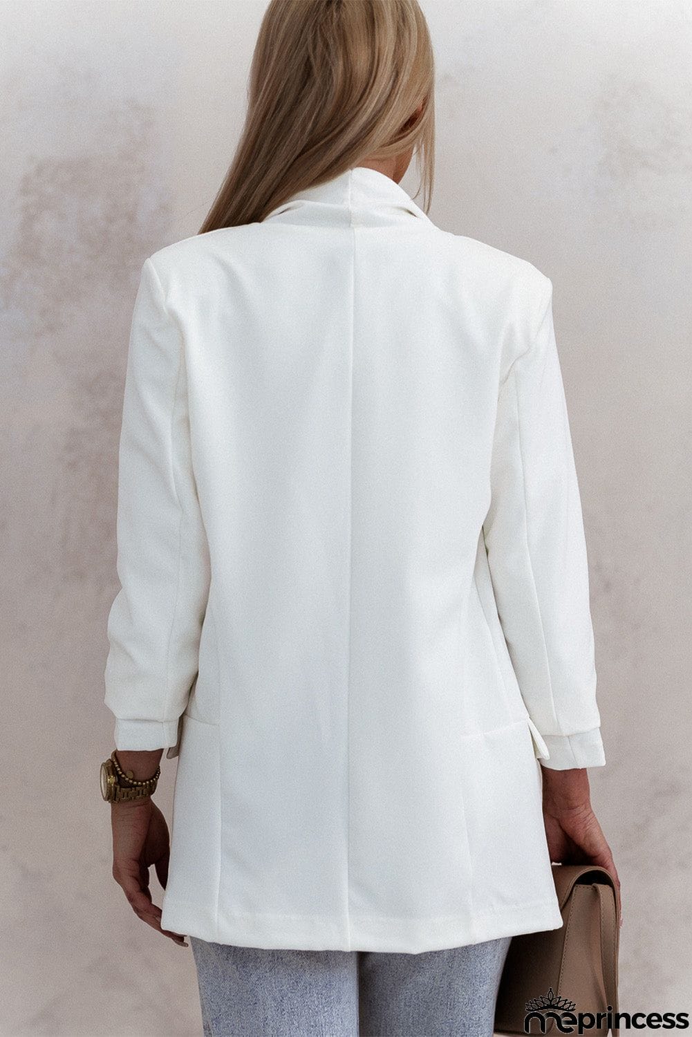 Shawl Neck Blazer with Pockets