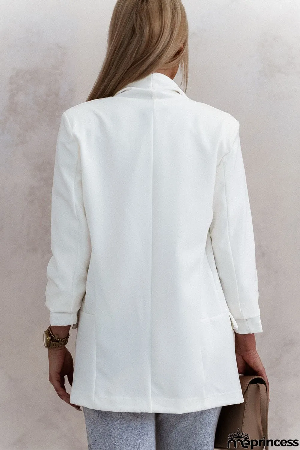 Shawl Neck Blazer with Pockets