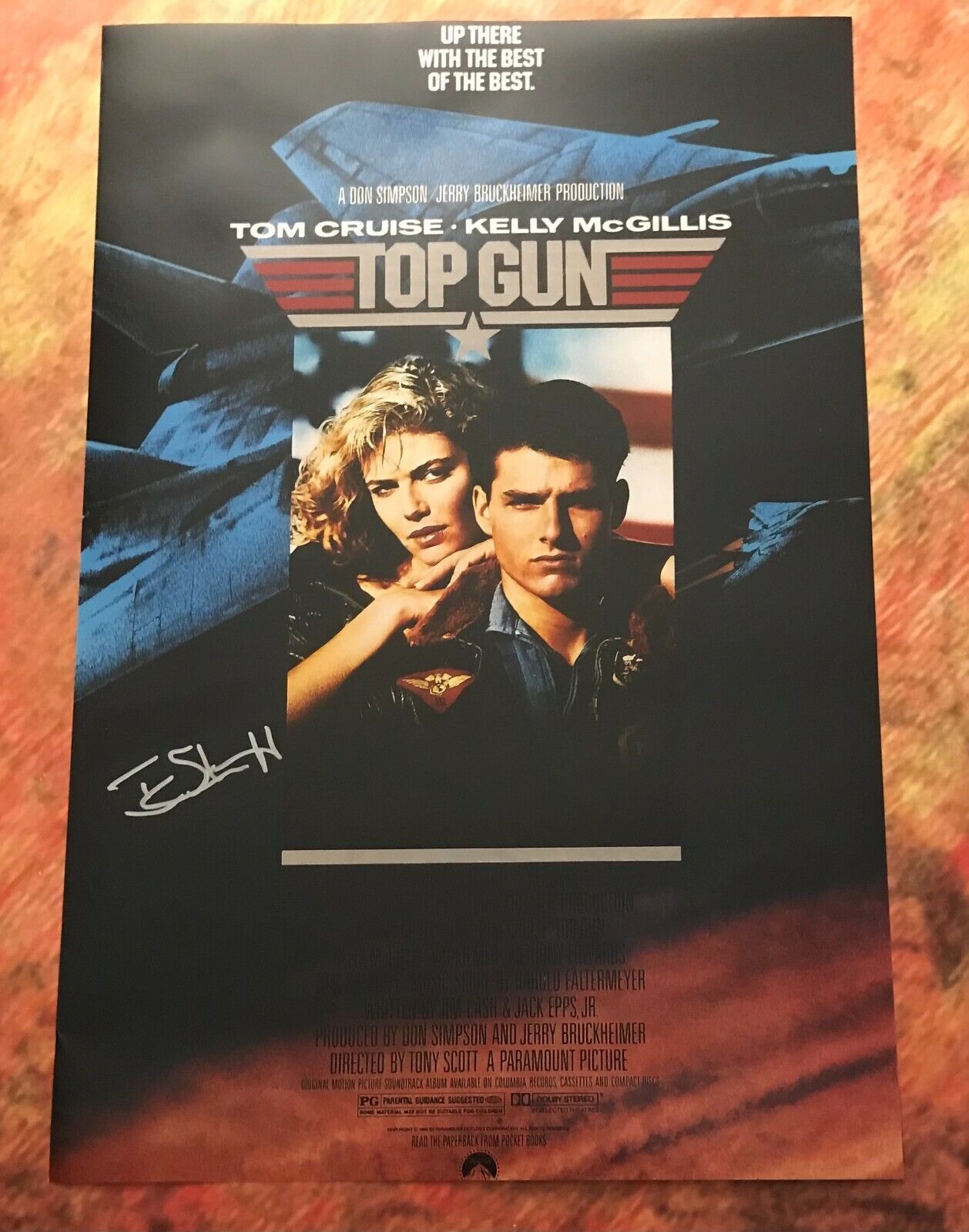 GFA Top Gun '86 Movie Viper * TOM SKERRITT * Signed 12x18 Photo Poster painting COA