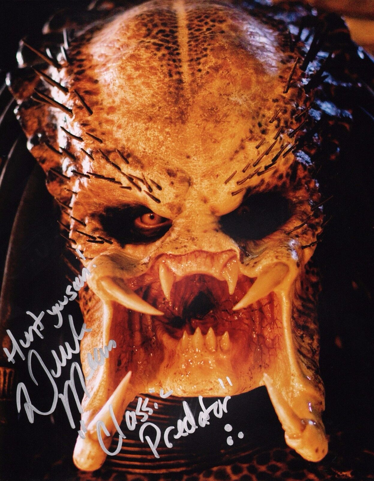 ~~ DEREK MEARS Authentic Hand-Signed PREDATORS - PREDATOR