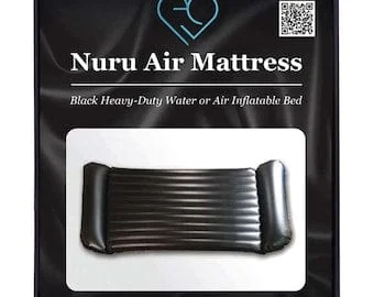 Pornhint Inflatable Nuru Air Bed Mattress, Portable Black Airbed, Massage Bed for Couple, Pool Air Mattress, Wedding Gift