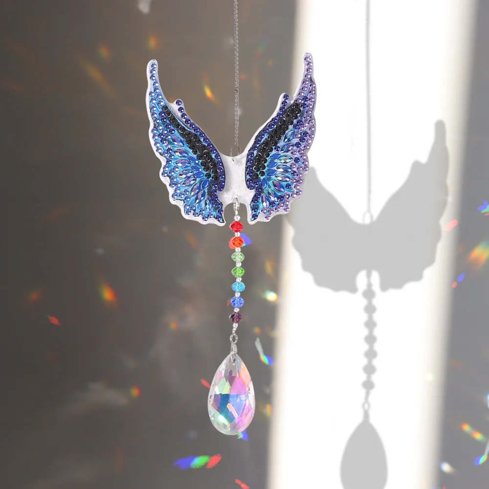 DIY Diamond Painting Sun Catcher - Wings