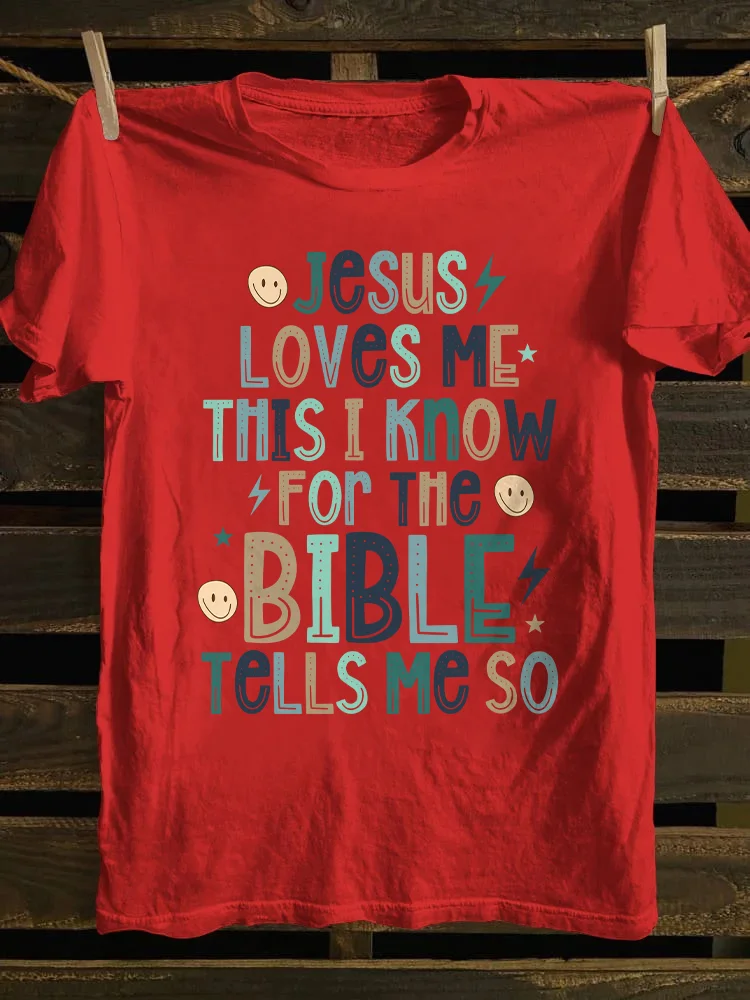 Jesus Loves Me Biblical Toddler T-shirt