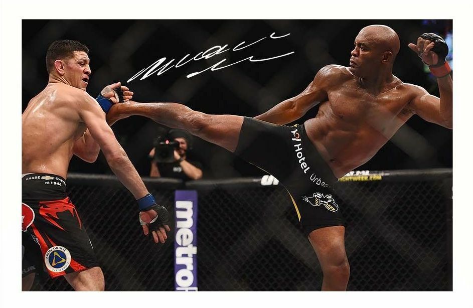 ANDERSON SILVA - UFC AUTOGRAPH SIGNED Photo Poster painting POSTER PRINT