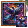 (Multi-Style) Phoenix Colorful Bird - 18CT Stamped Cross Stitch 35*35cm/13.78*13.78in