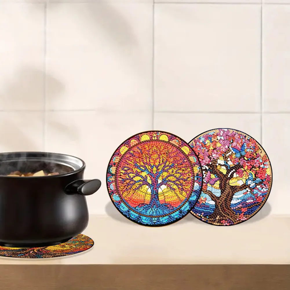 DIY Diamond Dot Kits Tree Of Life Diamond Crafts Projects for Beginners