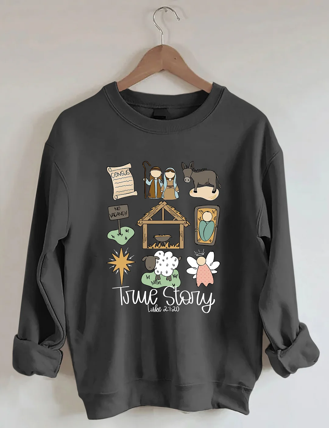 True Story Faith Based Christmas Sweatshirt
