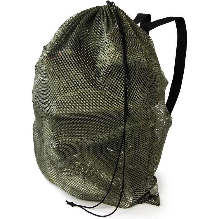 GUGULUZA Mesh Decoy Bags, Green Duck Decoy Bag for Goose, Light Weight Carrying Storage Backpack for Hunting