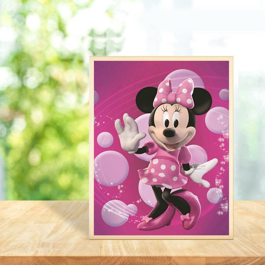 Minnie Mouse - Full Round Diamond Painting