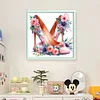 Flower High Heels-11CT Stamped Cross Stitch 40*40cm/15.75*15.75in