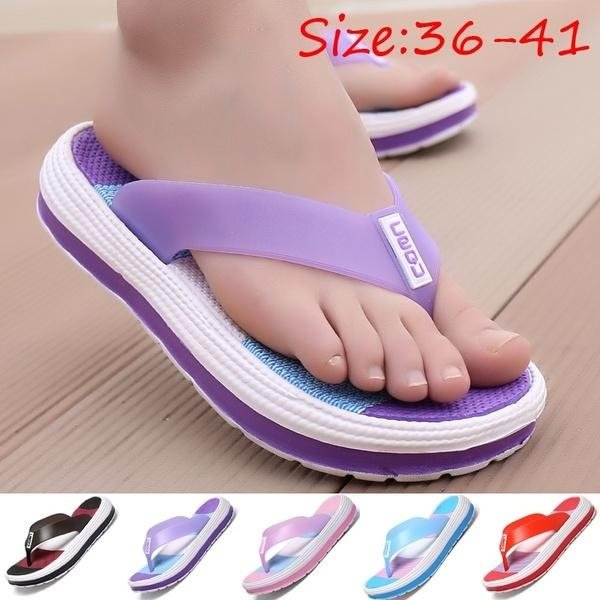 Summer Home Women Slip Non-Slip Soft Comfortable Slippers Indoor Female Flip Flop Size 36-41 - Shop Trendy Women's Fashion | TeeYours