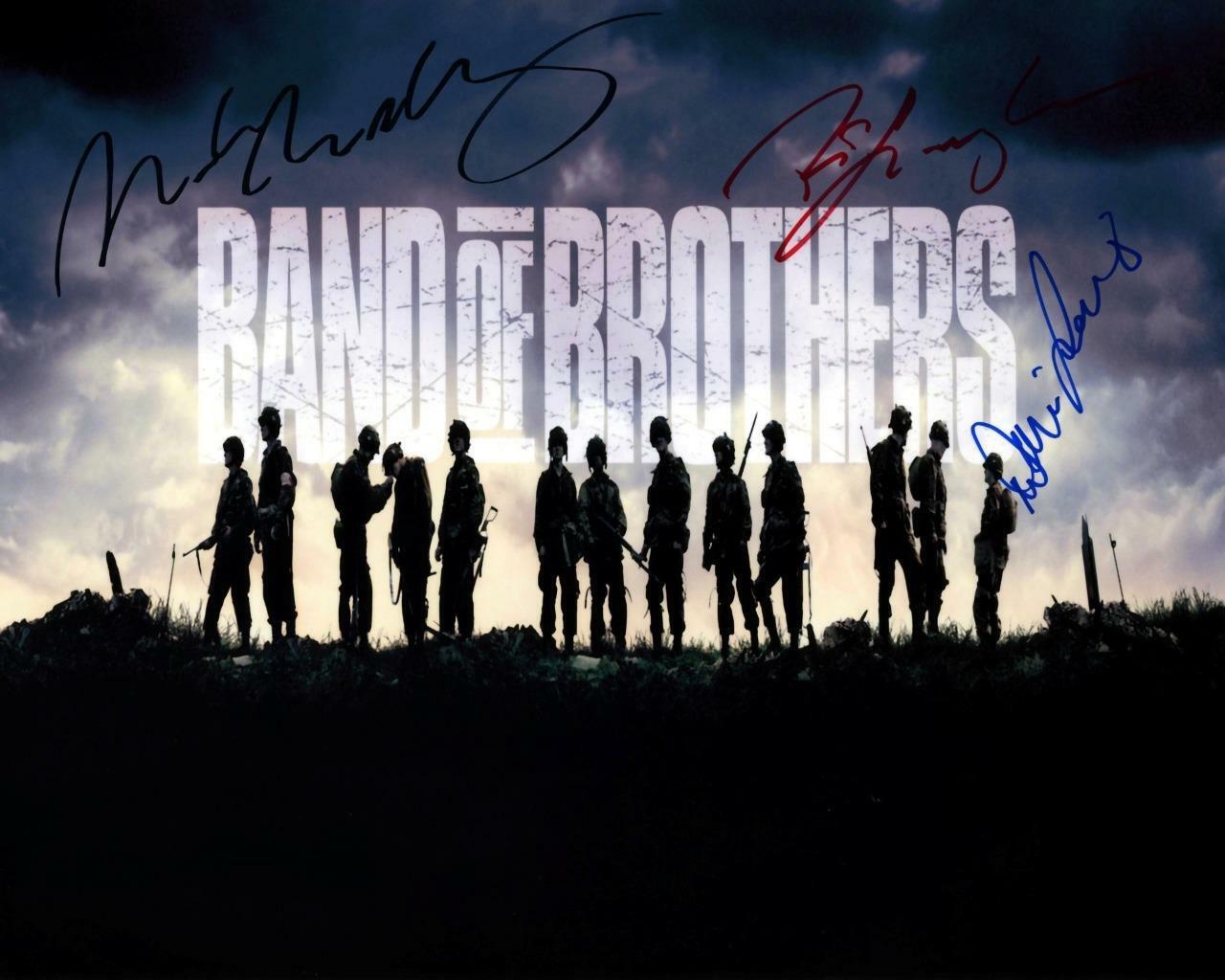 Band of Brothers Cast SIGNED AUTOGRAPHED 10 X 8