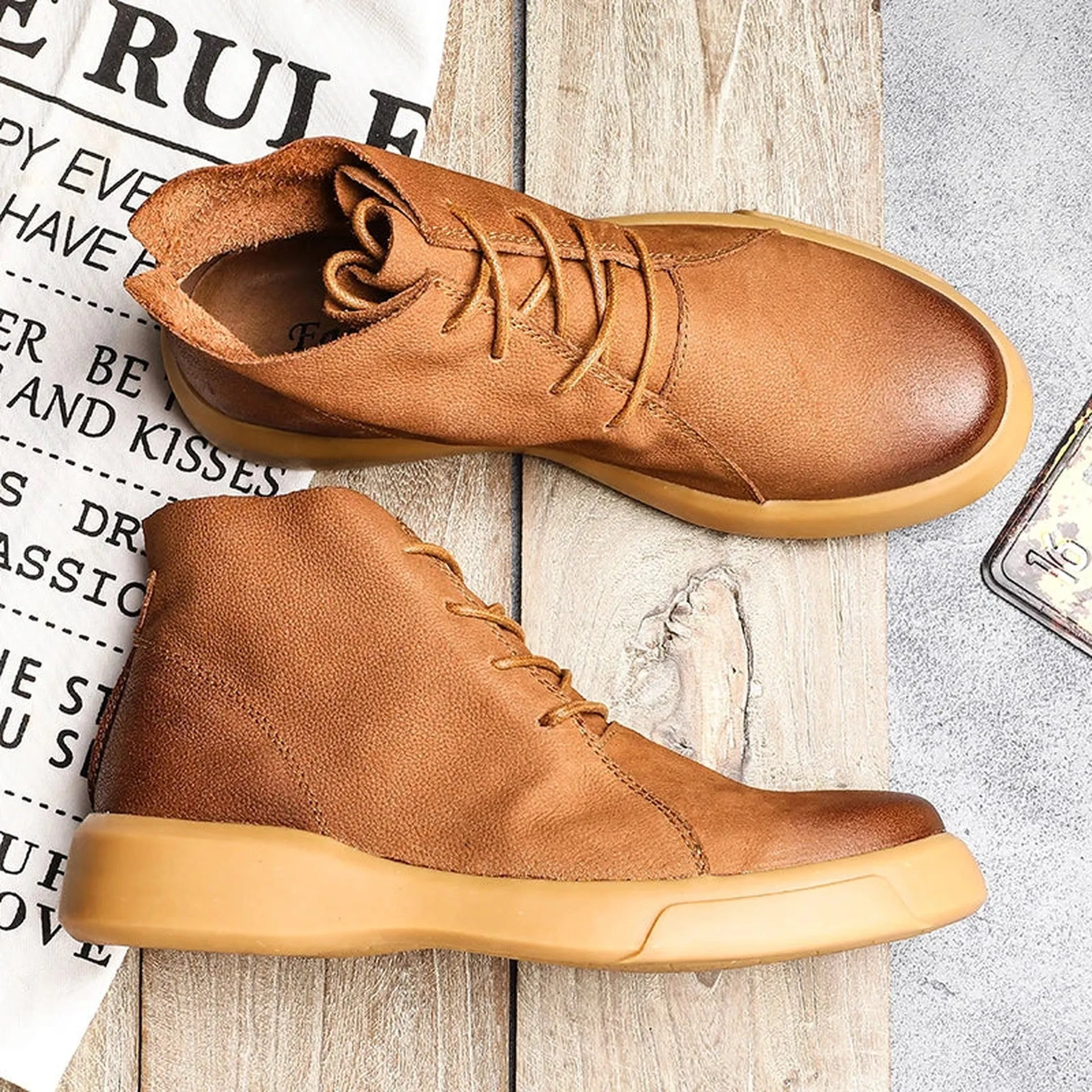 Men's Leather Chukka Boots &ndash; Smart Casual Ankle Desert Boots