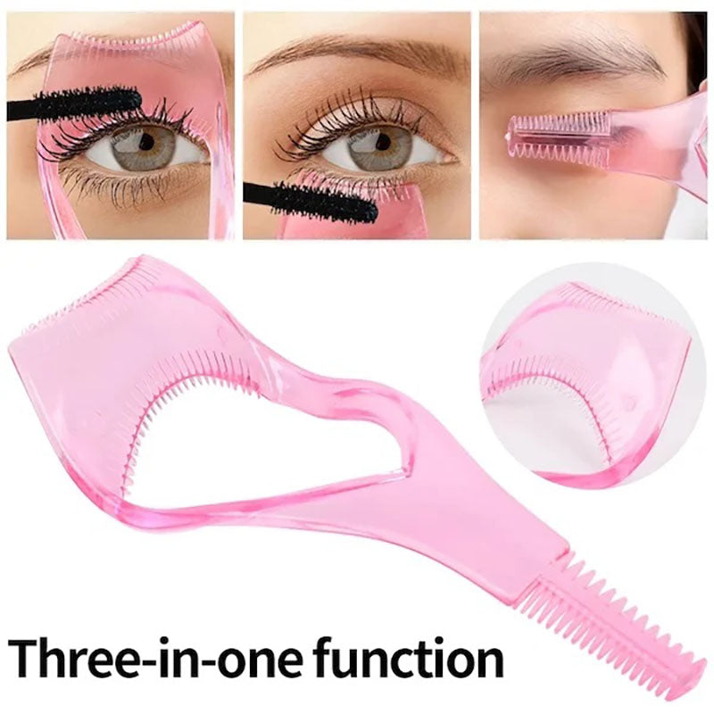 Unique Gift 3 in 1 Eyelashes Tools Mascara Shield Applicator Guard