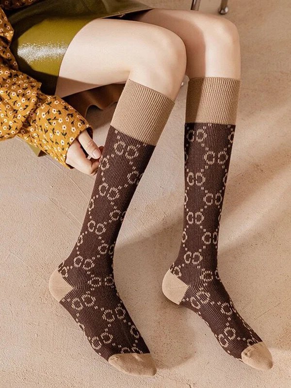 Leisure Fashion Stamped Socks Accessories