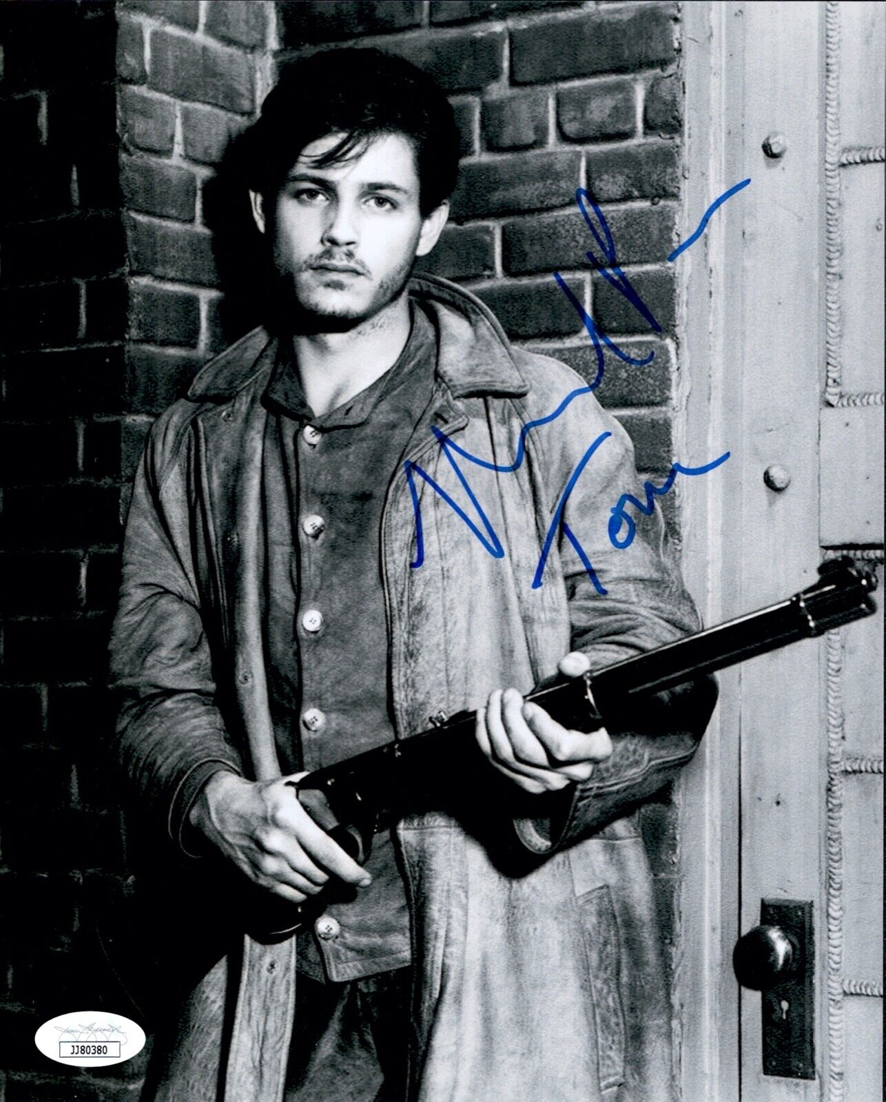 MICHAEL PARé Signed 8x10 STREETS OF FIRE Photo Poster painting PARE Autograph JSA COA Cert