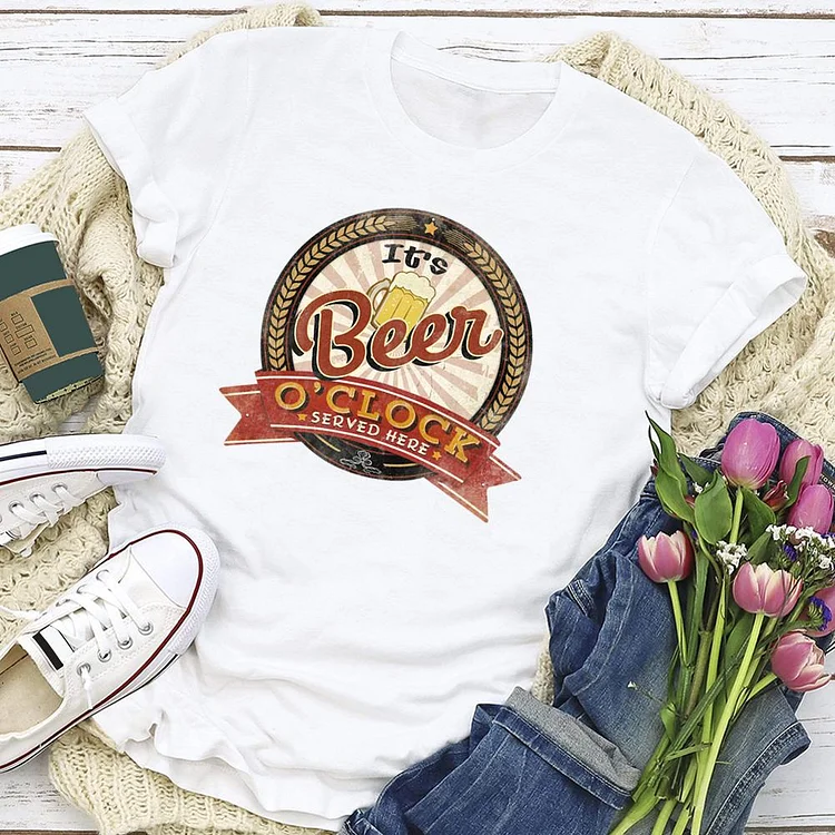 IT'S BEER O'CLOCK T-shirt Tee-05564