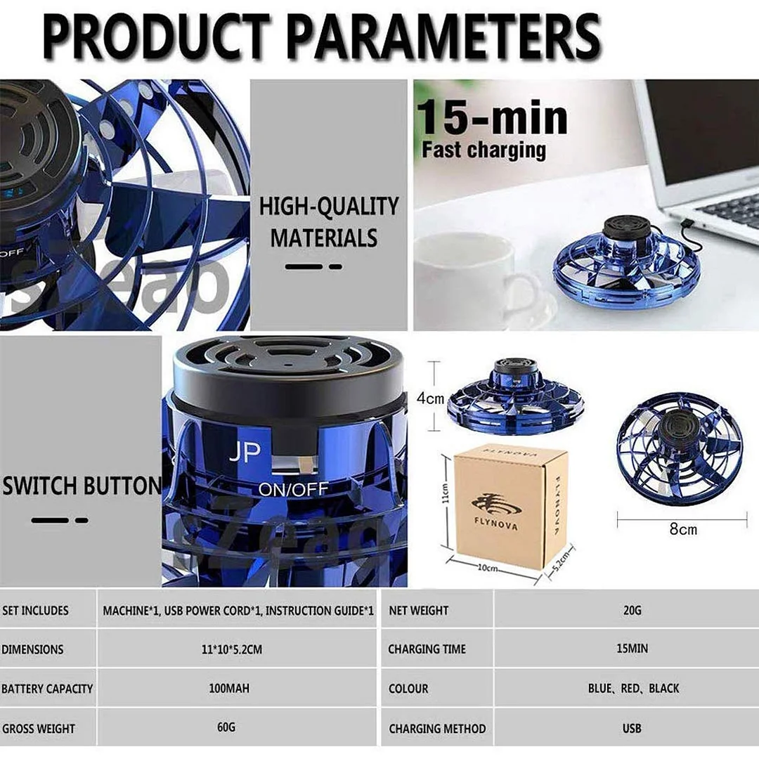 FLYNOVA -The most tricked-out flying spinner