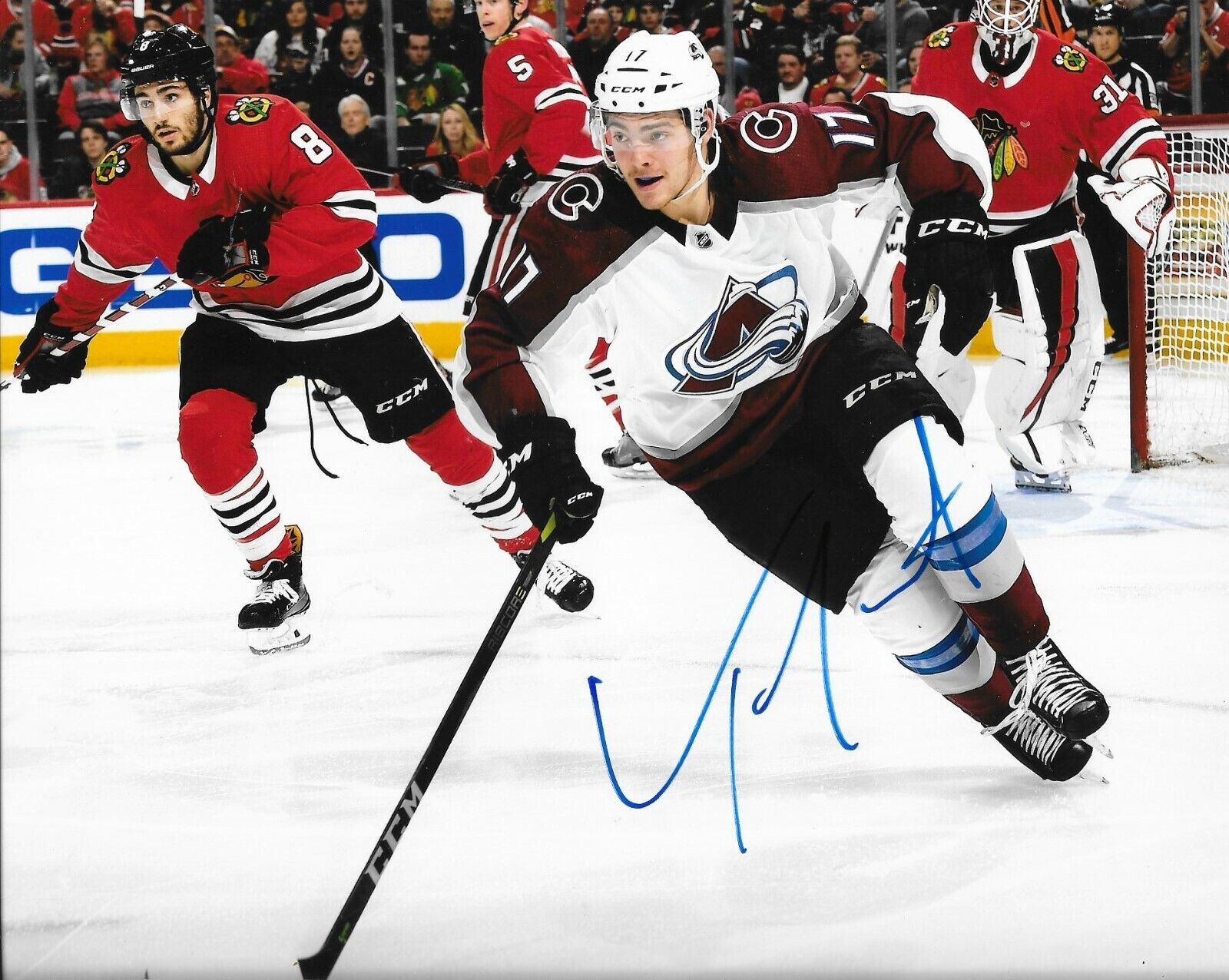 Tyson Jost signed Colorado Avalanche 8x10 Photo Poster painting autographed Avs 2