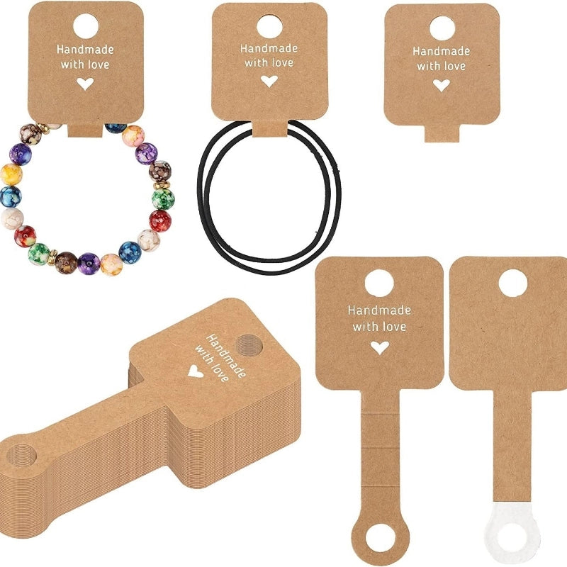 Hot Selling Hair Ring First Jewelry Folding Card Jewelry Packaging Folding Card Display Card Bracelet Ring Paper Card