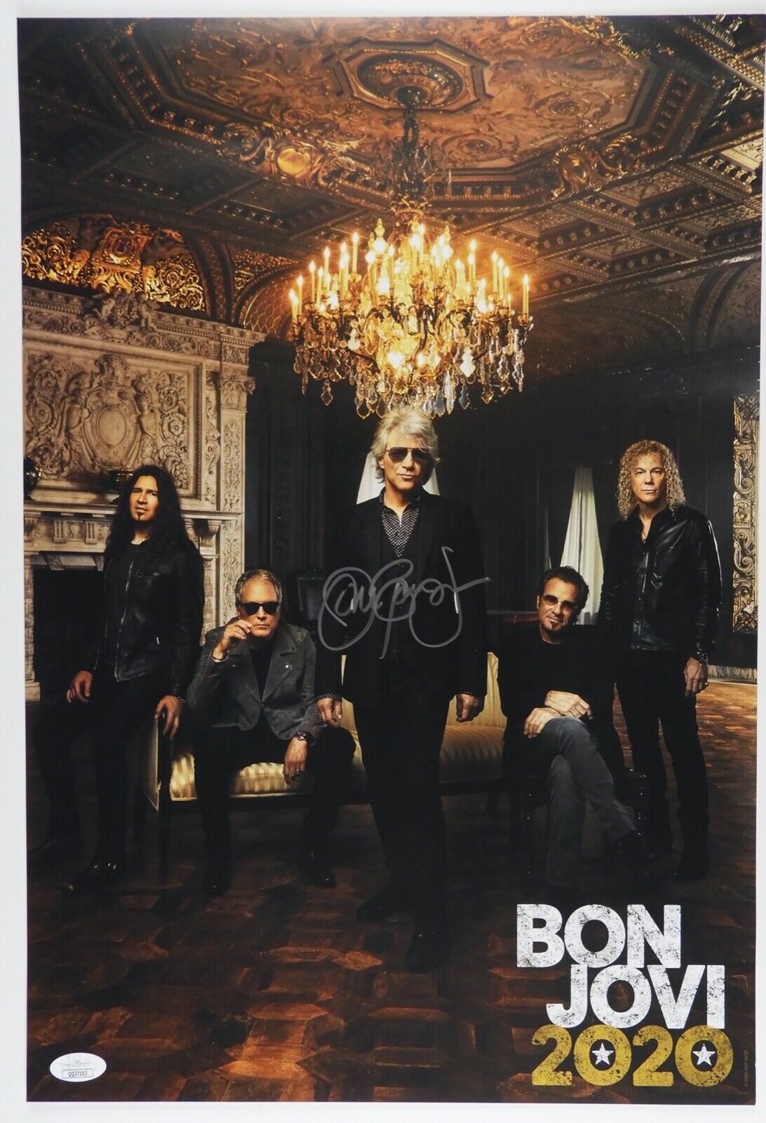 Jon Bon Jovi JSA Signed Autograph Poster Lithograph 2020 13 x 19