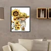 Diamond Painting -DIY Round Drill Sunflower Cowboy Kid