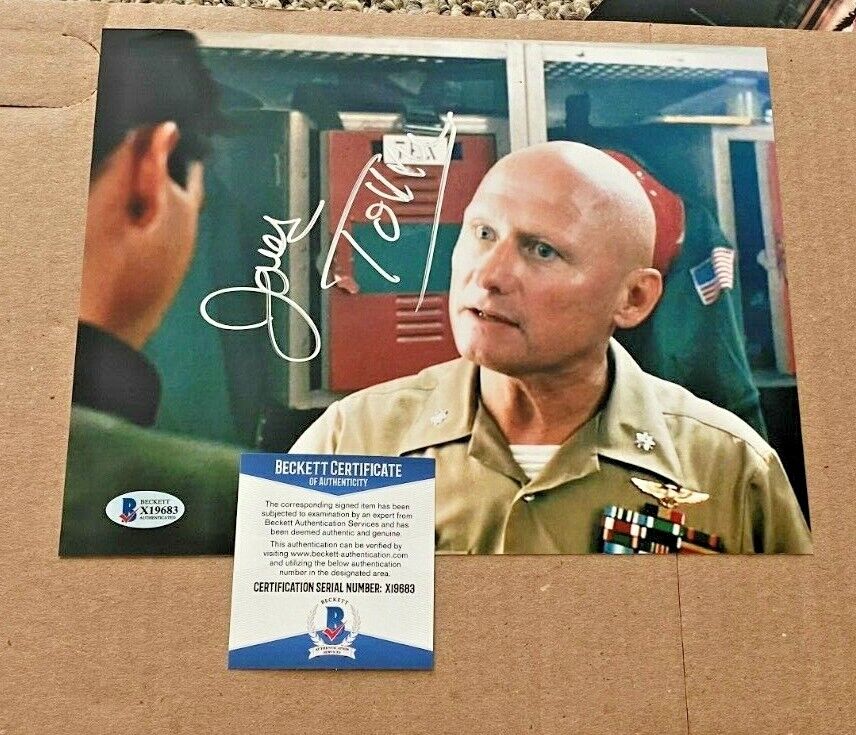 JAMES TOLKAN SIGNED TOP GUN 8X10 Photo Poster painting BECKETT CERTIFIED BAS