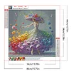 Diamond Painting -DIY Round Drill Dancing Girl(40x40cm)