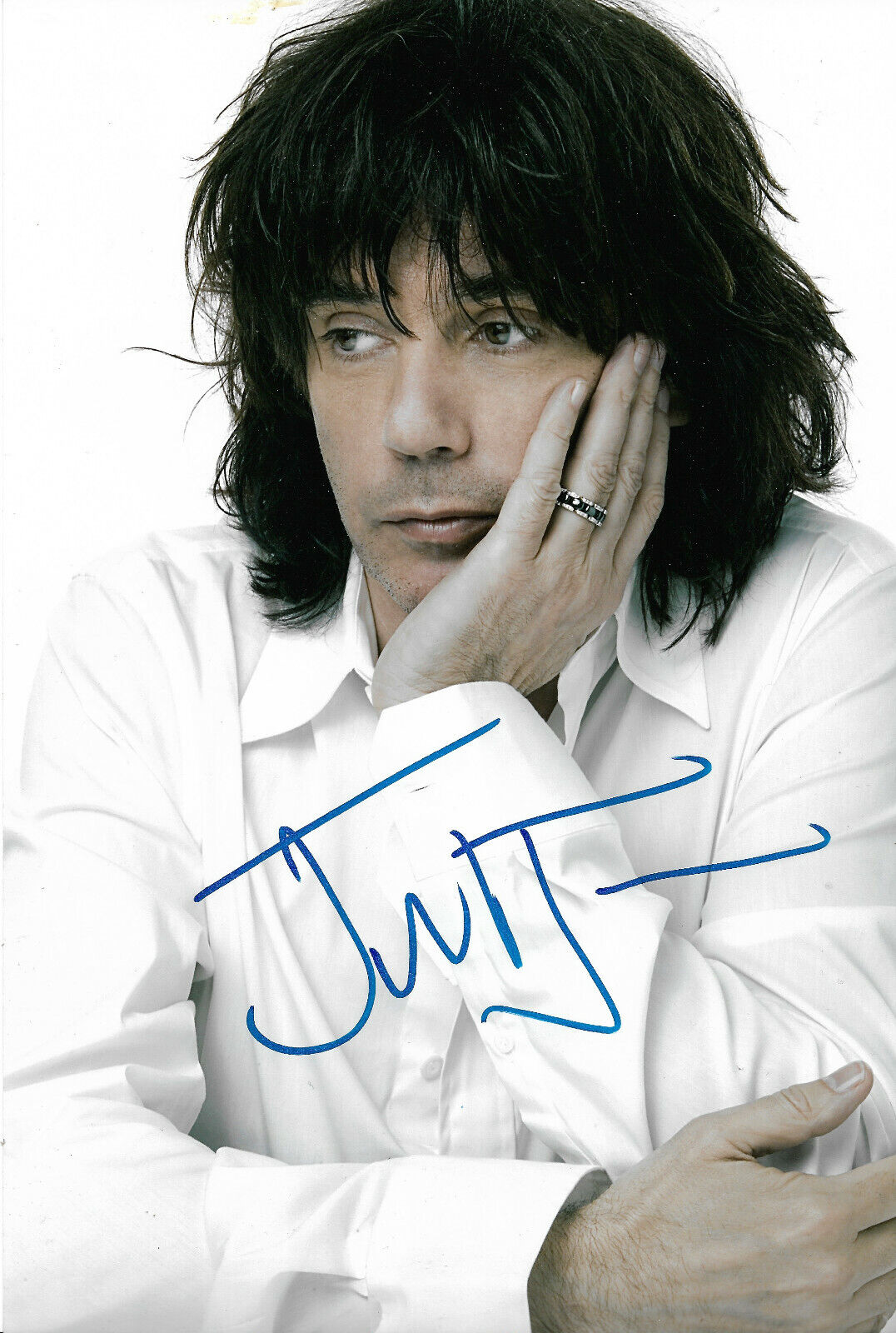 Jean-Michel Jarre signed 8x12 inch Photo Poster painting autograph