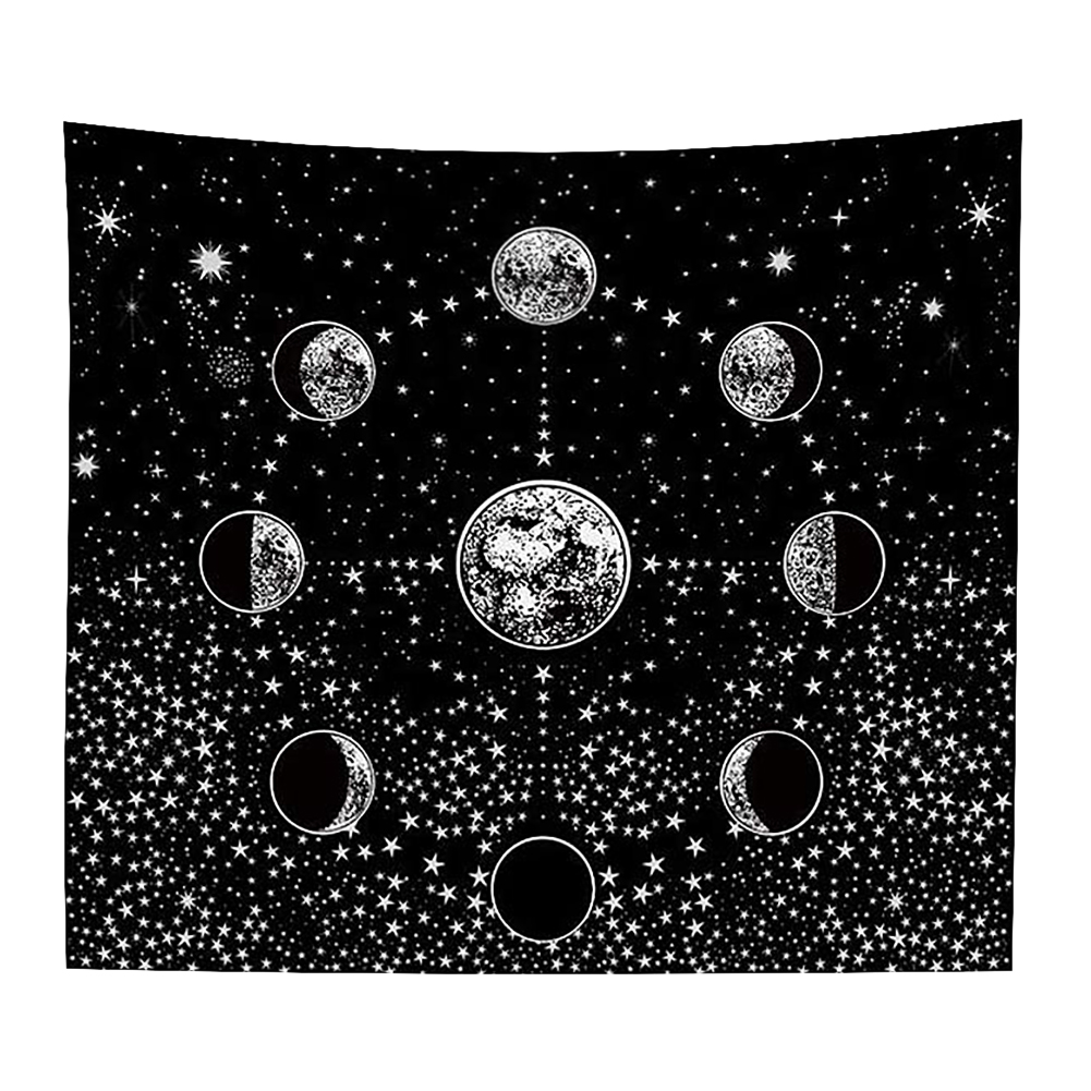 

Moon Printed Wall Hanging Tapestry Floor Carpet Bedspread Beach Mat (01 M, 501 Original