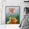 Staring Cat-14CT Stamped Cross Stitch 44*56cm/17.32*22.05in tapestrymarket